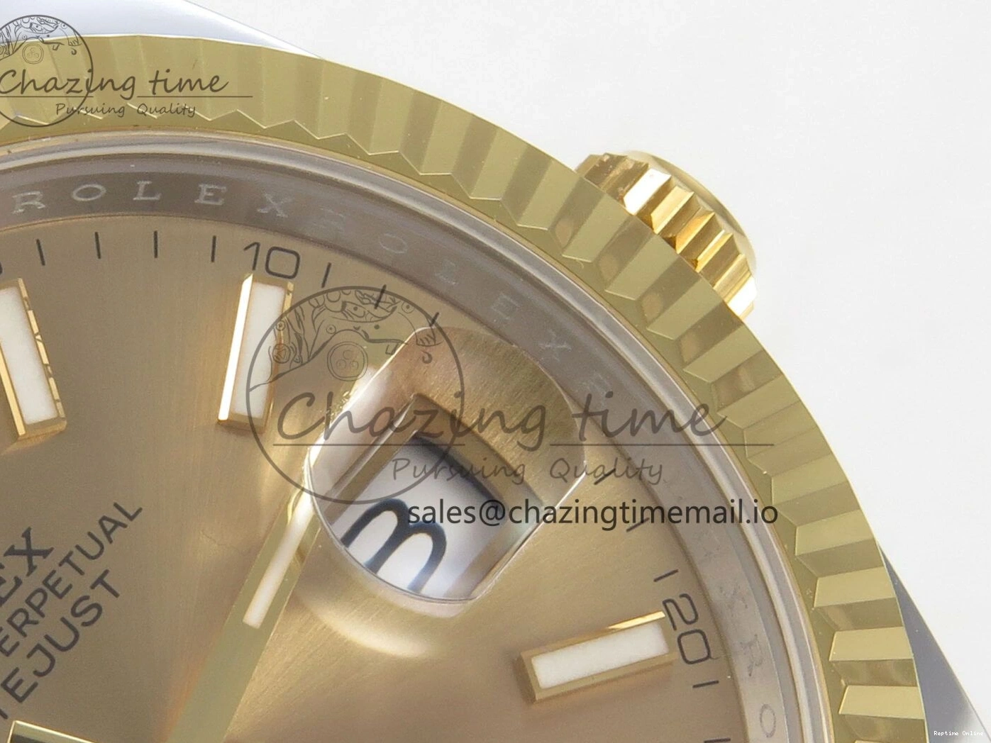 1227 DateJust 41 126333 SS YG ARF 1:1 Best Edition YG Stick Dial on Jubilee Bracelet SH3235 (Weighted) Effortless 216